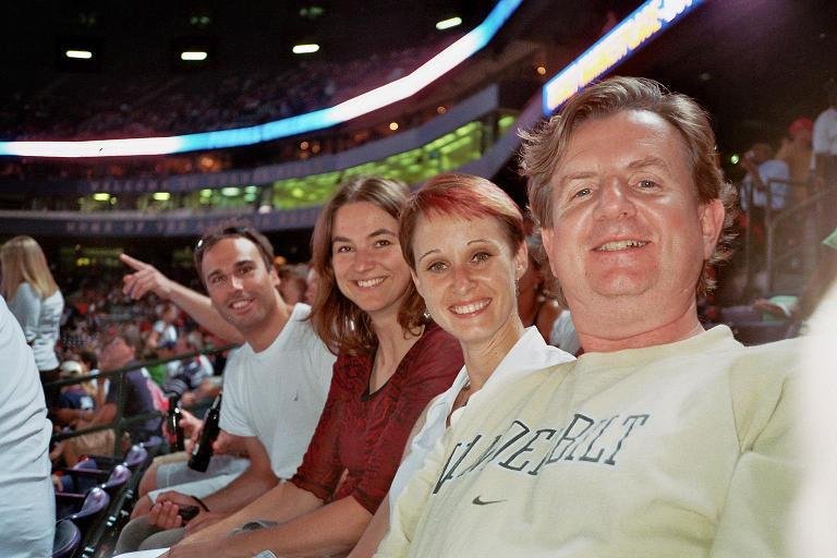 3.13 Joachim and Katja at Turner Field